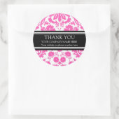 Business dank u aangepaste bedrijfsnaam Stickers (Tas)