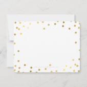 BUSINESS DANK U chique gouden vlekken modern Kaart (Achterkant)