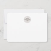 BUSINESS DANK U moderne chique gouden glitter Bedankkaart (Achterkant)