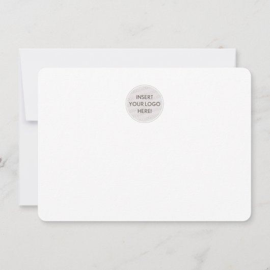 BUSINESS DANK U moderne chique gouden glitter Bedankkaart (Achterkant)