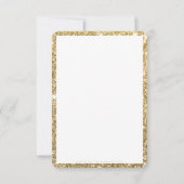 BUSINESS DANK U moderne order insert glitter Bedankkaart (Achterkant)