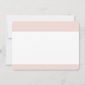 BUSINESS DANK U professionele moderne blush roze Bedankkaart (Achterkant)