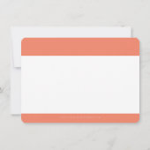 BUSINESS DANK U professionele moderne gewaagde sin Bedankkaart (Achterkant)