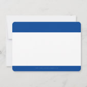 BUSINESS DANK U professionele moderne koninklijk b Bedankkaart (Achterkant)