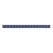 Business Dark Midnight Blue, uw Logo hier Grosgrain Lint (Voorkant)