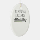 Business Degree Loading Business School Major Gift Keramisch Ornament (Rechts)