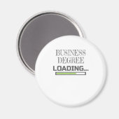 Business Degree Loading Business School Major Gift Magneet (Voorkant / Achterkant)