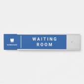 Business Dentist Logo | Moderne wachtruimte Deurbordje (Voorkant)