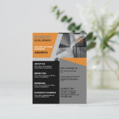 Business Development Business Briefkaart (Staand voorkant)