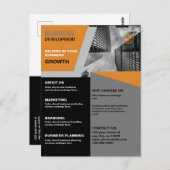 Business Development Business Briefkaart (Voorkant / Achterkant)