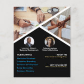 Business Development Business Flyer (Achterkant)