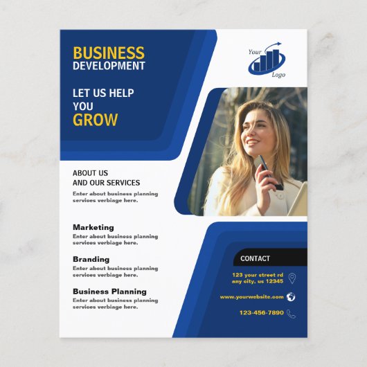 Business Development Business Flyer (Voorkant)