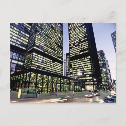 Business District Briefkaart (Voorkant)