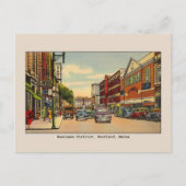  Business District, Portland, ME Briefkaart (Voorkant)