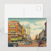 Business District, Savannah, Georgia Briefkaart (Voorkant / Achterkant)