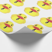 Business Duck, Rubber Duck Gift Wrap Cadeaupapier (Hoek)