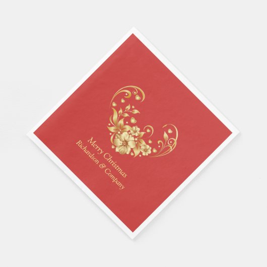 Business Elegance Corporate Kerstparty Servet (Hoek)