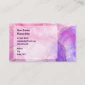 Business Elegant Beauty Visitekaartje (Achterkant)