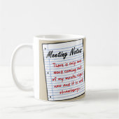 Business Etiquette praktiseren Koffiemok (Links)