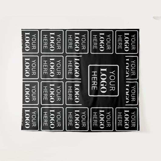 Business Event Backdrop van het bedrijf Logo Wandkleed (Voorkant (horizontaal))