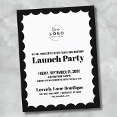 Business Event Logo Launch Party Briefkaart