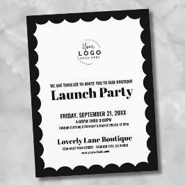 Business Event Logo Launch Party Briefkaart