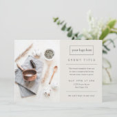 Business Event | Minimale professionele foto Kaart (Staand voorkant)