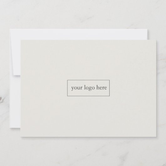 Business Event | Minimale professionele foto Kaart (Achterkant)
