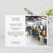 Business Event | Minimale professionele foto Kaart (Staand voorkant)