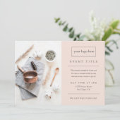 Business Event | Moderne professionele foto Kaart (Staand voorkant)