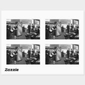  Business, Executive Business Kantoor Rechthoekige Sticker (Vel)