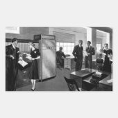  Business, Executive Business Kantoor Rechthoekige Sticker (Voorkant)