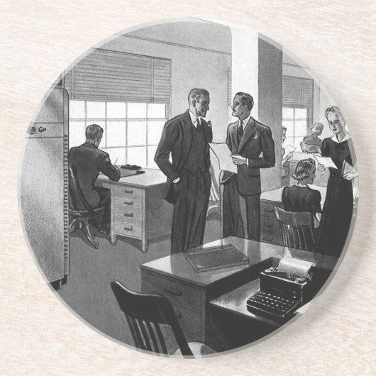  Business, Executive Business Kantoor Zandsteen Onderzetter (Voorkant)