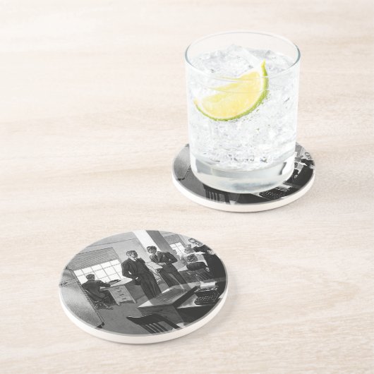  Business, Executive Business Kantoor Zandsteen Onderzetter (Zijkant)