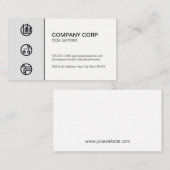 Business Executive | Financiering van klantenonder Afsprakenkaartje (Voorkant / Achterkant)