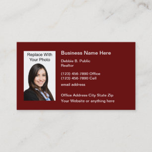 Business Executive Photo Template Visitekaartje