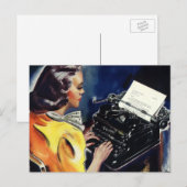  Business Executive Secretary-typebrief Briefkaart (Voorkant / Achterkant)