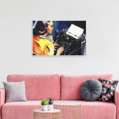 Business Executive Secretary-typebrief Canvas Afdruk (Insitu (Woonkamer))