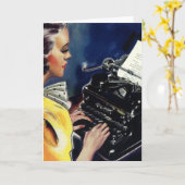  Business Executive Secretary-typebrief Kaart (Gele Bloem)