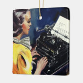  Business Executive Secretary-typebrief Keramisch Ornament (Links)