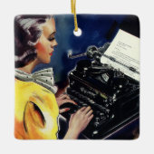  Business Executive Secretary-typebrief Keramisch Ornament (Voorkant)