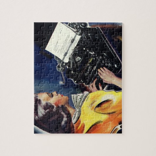  Business Executive Secretary-typebrief Legpuzzel (Verticaal)