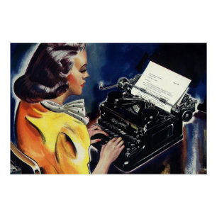 Business Executive Secretary-typebrief Perfect Poster
