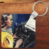  Business Executive Secretary-typebrief Sleutelhanger (Achterkant)