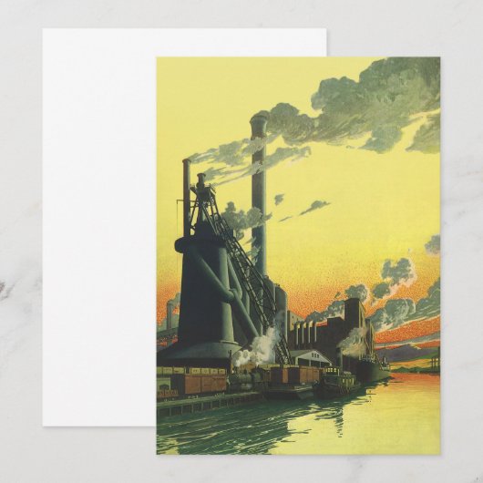  Business Factory, Manufacturing on a Dock (Voorkant / Achterkant)