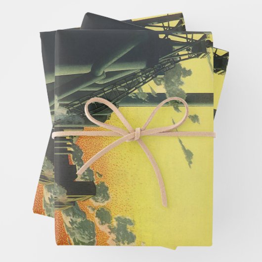  Business Factory, Manufacturing on a Dock Inpakpapier Vel (In situ)