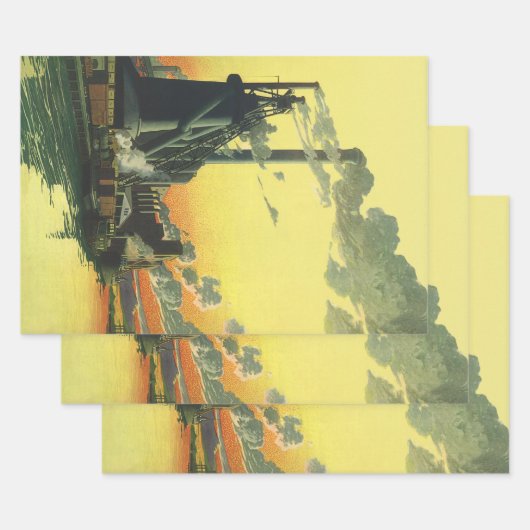  Business Factory, Manufacturing on a Dock Inpakpapier Vel (Set)