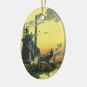  Business Factory, Manufacturing on a Dock Keramisch Ornament (Links)