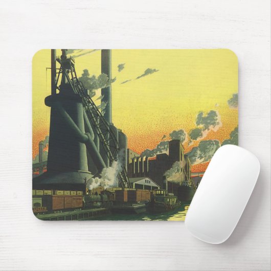  Business Factory, Manufacturing on a Dock Muismat (Met muis)