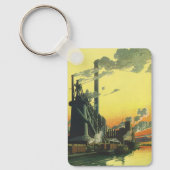  Business Factory, Manufacturing on a Dock Sleutelhanger (Voorkant)